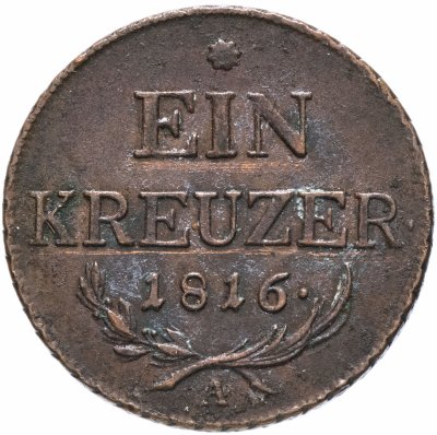 купить Австрия 1 крейцер 1816 A