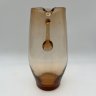 Купить Кувшин карамельного оттенка, цветное стекло, СССР, 1970-1990 гг.