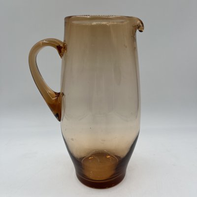 купить Кувшин карамельного оттенка, цветное стекло, СССР, 1970-1990 гг.