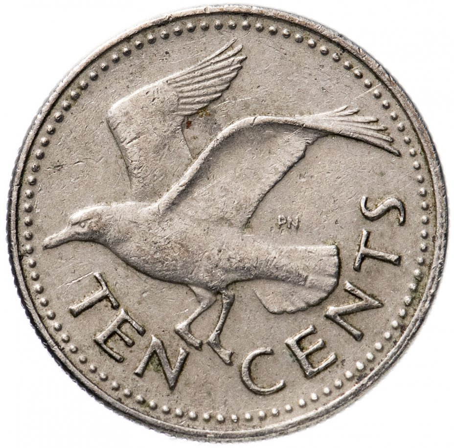 купить Барбадос 10 центов (cents) 1973-2005, случайная дата