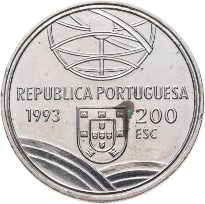 купить Португалия 200 эскудо (escudos) 1993 "Спрингальд - механическое устройство артиллерии"
