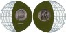 Купить Серия «Монеты всех стран мира» - Бермуды 25 центов (cents) 1973 (монета и 1 марка в конверте)
