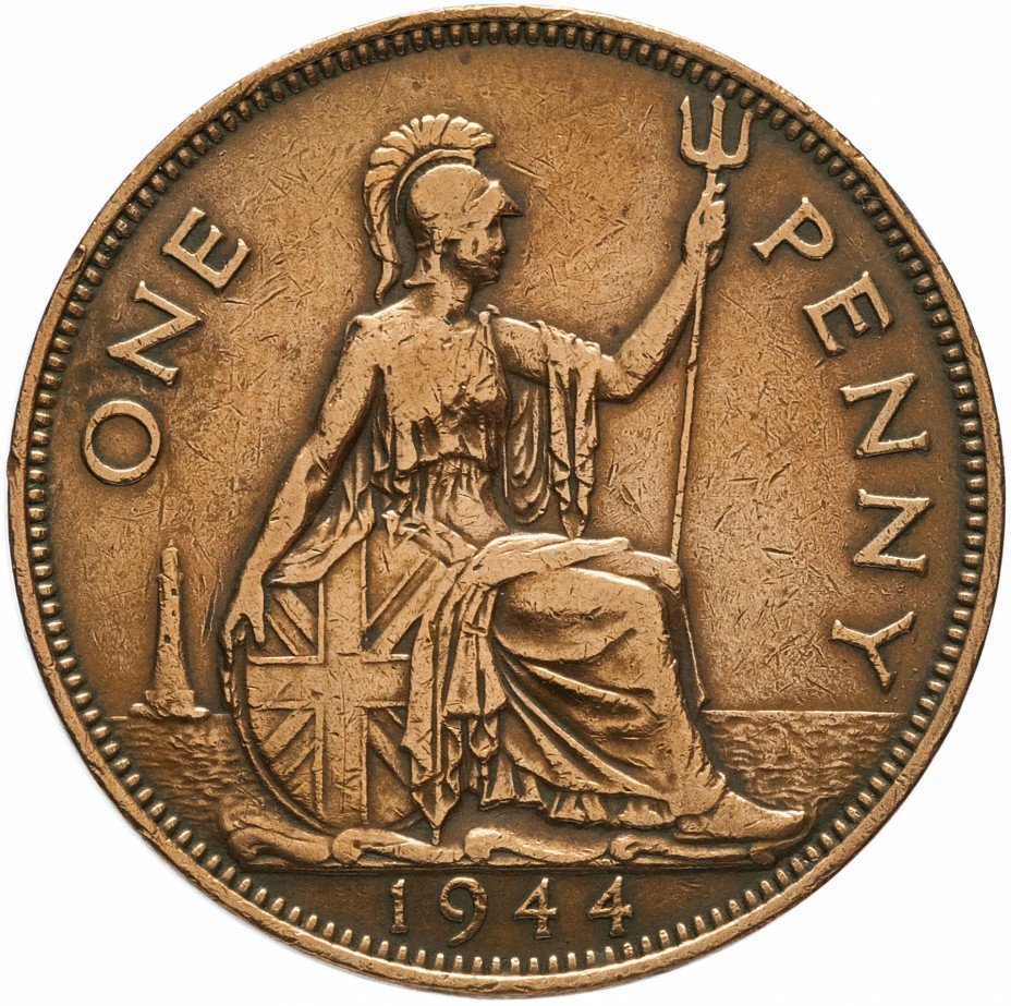 купить Великобритания 1 пенни 1944
