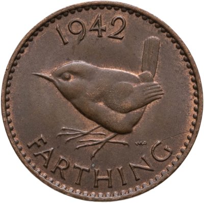 купить Великобритания 1 фартинг 1942