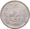 Купить Швейцария 5 франков (francs) 1923
