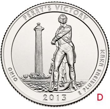 купить США 25 центов (квотер) 2013 D — Международный мемориал мира