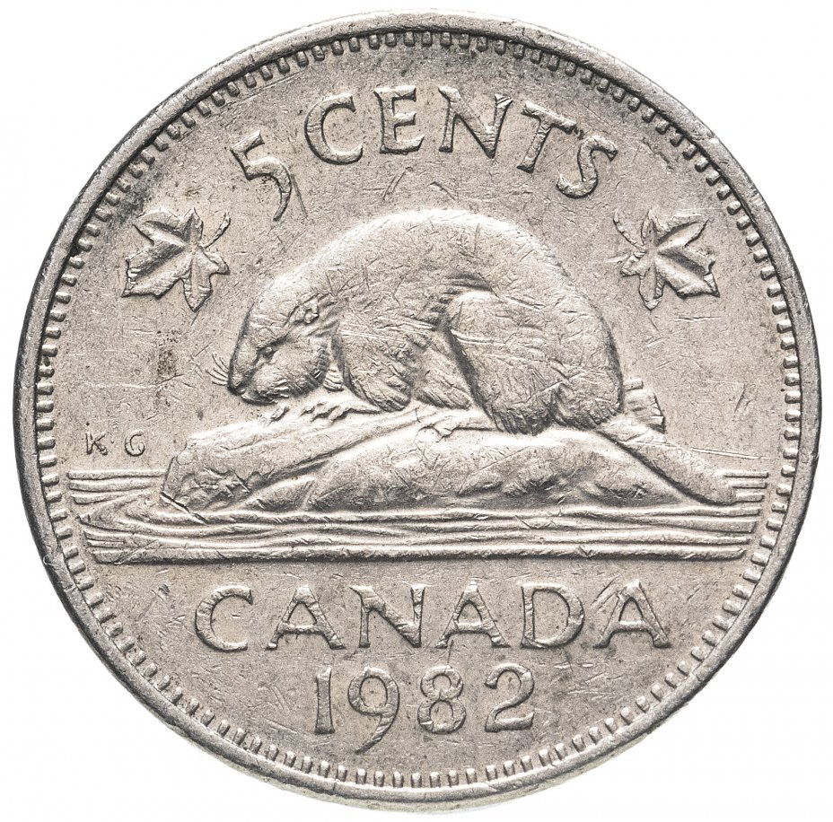 купить Канада 5 центов (cents) 1982-1989 Молодая королева