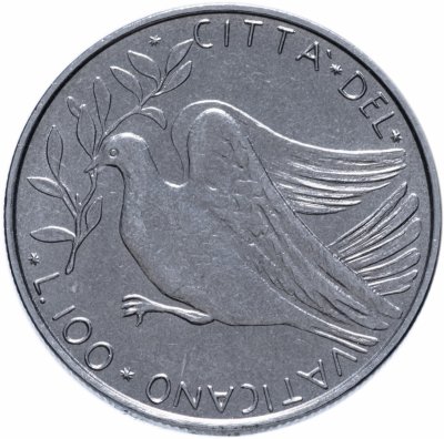 купить Ватикан 100 лир 1972
