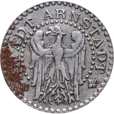 купить Германия (нотгельды) 10 пфеннигов 1917 "Город Арнштадт"