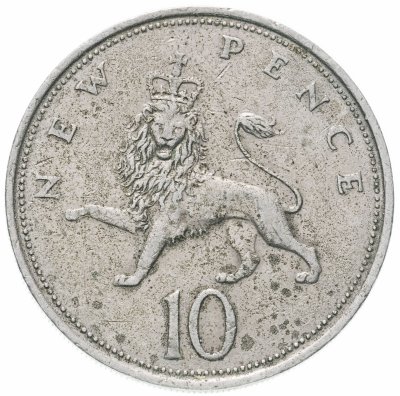 купить Великобритания 10 новых пенсов 1971