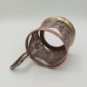 Купить Подстаканник, выполненный в технике ажурной скани, мельхиор (медь-никель), Казаковский завод художественных изделий (КХИ), СССР, 1957 г.