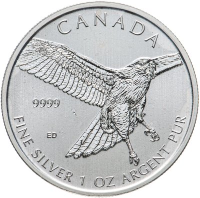 купить Канада 5 долларов (dollars) 2015 "Дикая фауна Карнады - Краснохвостый сарыч"