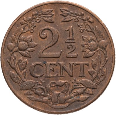 купить Кюрасао 2 1/2 цента (cent) 1944
