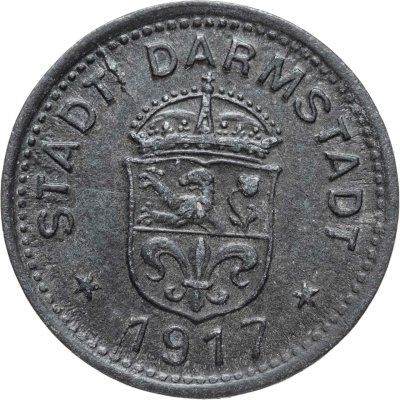 купить Германия "Дармштадт" 10 пфеннигов 1917 нотгельд