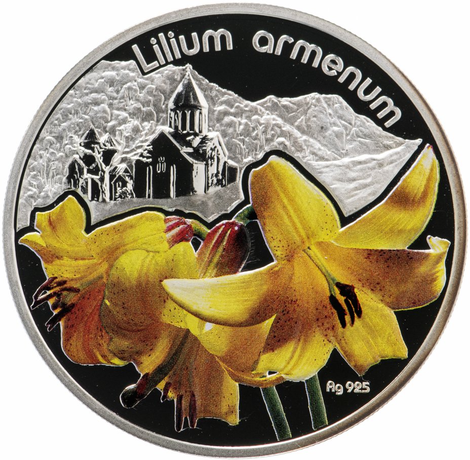 купить Ниуэ 1 доллар 2012 "Цветы - Лилия армянская", с сертификатом