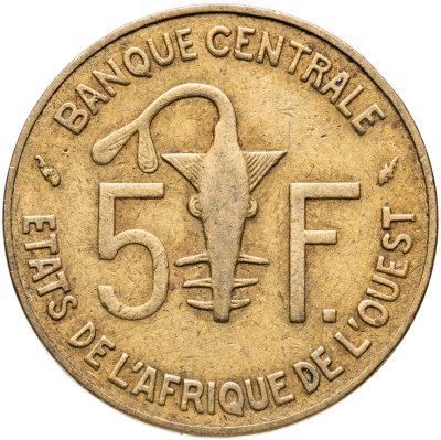 купить Западная Африка (BCEAO) 5 франков (francs) 1979