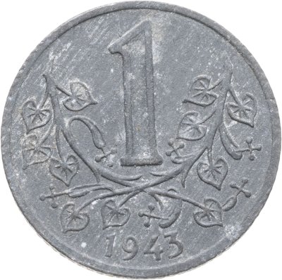 купить Богемия и Моравия 1 крона (crown) 1943
