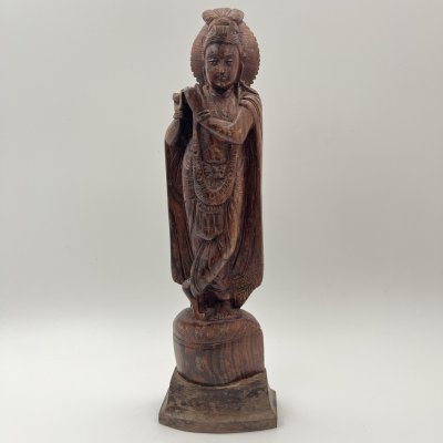 купить Статуэтка "Кришна", дерево, резьба, Индия, 1970-1990 гг.