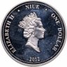 Купить Ниуэ 1 доллар 2012 "Александр Невский"
