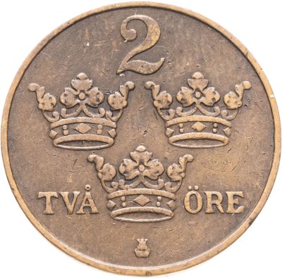 купить Швеция 2 эре (ore) 1914