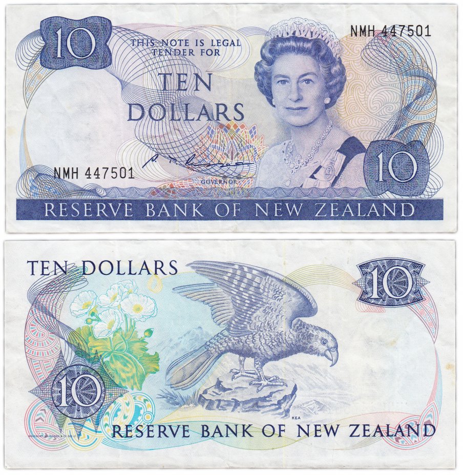 купить Новая Зеландия 10 долларов  1981 (Pick 172b)