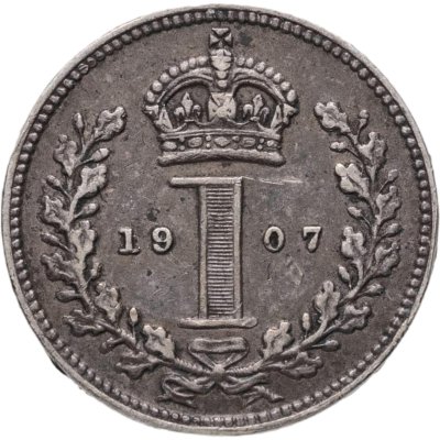 купить Великобритания 1 пенни (penny) 1907 серебро