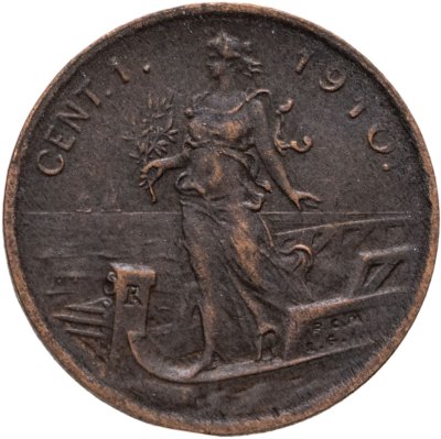 купить Италия 1 чентезимо (centesimo) 1910