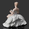 Купить [Большой размер] Статуэтка "Дама с веером", фарфор, роспись, золочение, VEB Schaubach Kunst Lichte-Wallendorf, Германия, 1963-1990 гг.