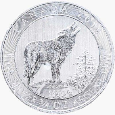 купить Канада 2 доллара (dollars) 2015 Серый волк - Вой волков