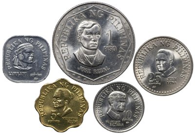 купить Филиппины Набор из 5 монет 1975-1985