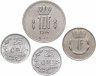 Купить Люксембург набор из 4-х монет 1966-1974