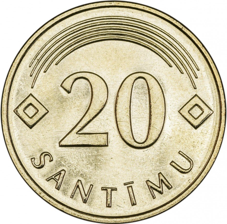 купить Латвия 20 сантимов 2009