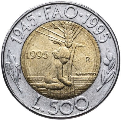 купить Сан-Марино 500 лир 1995 FAO