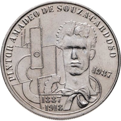 купить Португалия 100 эскудо (escudos) 1987 100 лет со дня рождения Амадеу ди Соуза-Кардозу
