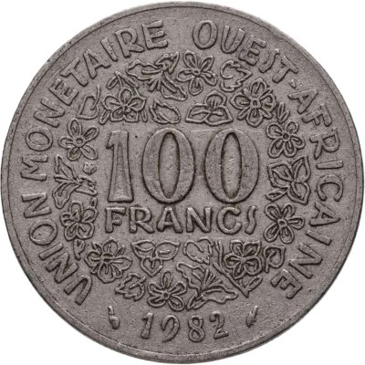 купить Западная Африка (BCEAO) 100 франков (francs) 1982