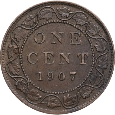 купить Канада 1 цент (cent) 1907