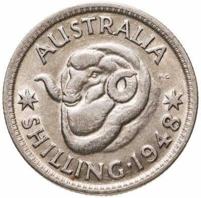 купить Австралия 1 шиллинг (shilling) 1948