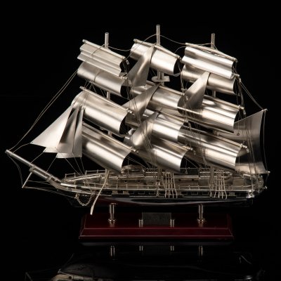 купить Модель парусного корабля "Marco Polo (Марко Поло)", металл, дерево, Remeco Collection, Великобритания, 2000-2020 гг.