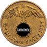 Купить Германия (Третий рейх) 5 рейхспфеннигов (reichspfennig) 1937, Знак монетного двора "A"