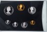 Купить Канада набор из 7 монет пруф 2017 "Столетие обиходных монет. Волк, заяц, кугуар, гусь" в футляре, с сертификатом