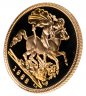 Купить Великобритания 1/2 соверена (sovereign) 1988, с портретом королевы Елизаветы