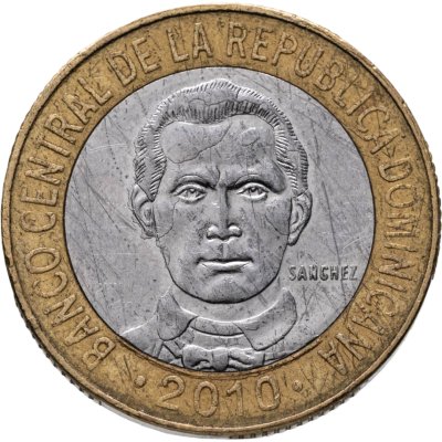 купить Доминикана 5 песо (peso) 2010