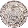 Купить Германия 1/2 марки (mark) 1918, знак монетного двора: "D" - Мюнхен