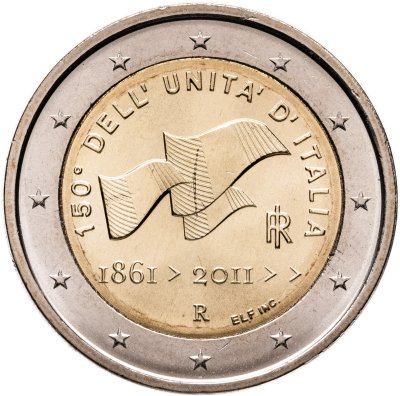 купить Италия 2 euro (евро) 2011 "150 лет объединения Италии"