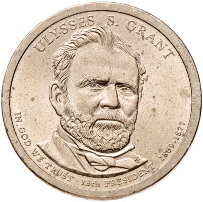 купить США 1 доллар (dollar) 2011 D Президент США - Улисс Грант (1869-1877) знак монетного двора: "D" - Денвер