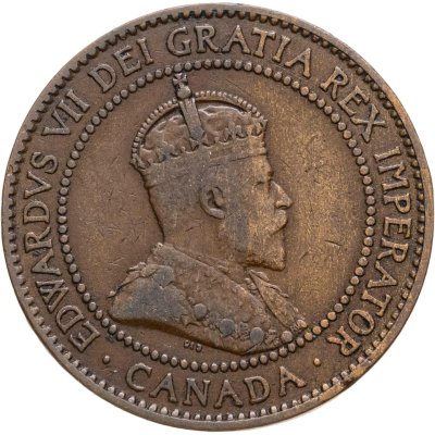 купить Канада 1 цент (cent) 1910
