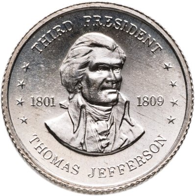 купить Жетон, США Томас Джефферсон (1801-1809), 1981 год