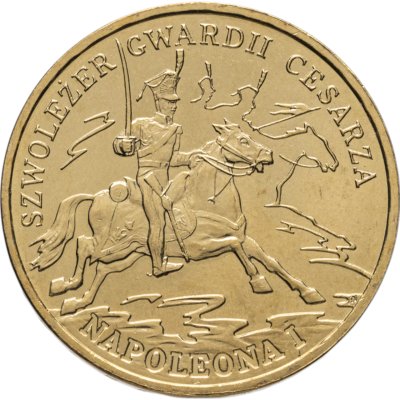 купить Польша 2 злотых 2010 [KM#Y.718] Шеволежер кавалерии Наполеона I