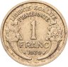 Купить Франция 1 франк (franc) 1939