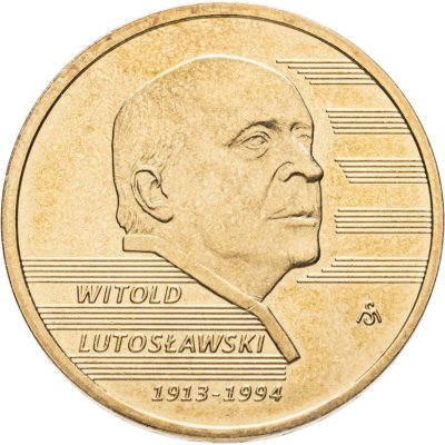 купить Польша 2 злотых 2013 "100 лет со дня рождения Витольда Лютославского"